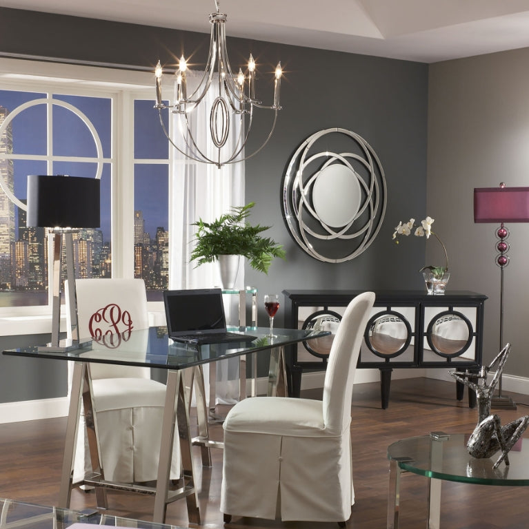 DIONE 25'' WIDE 6-LIGHT CHANDELIER - FREE SHIPPING !!!