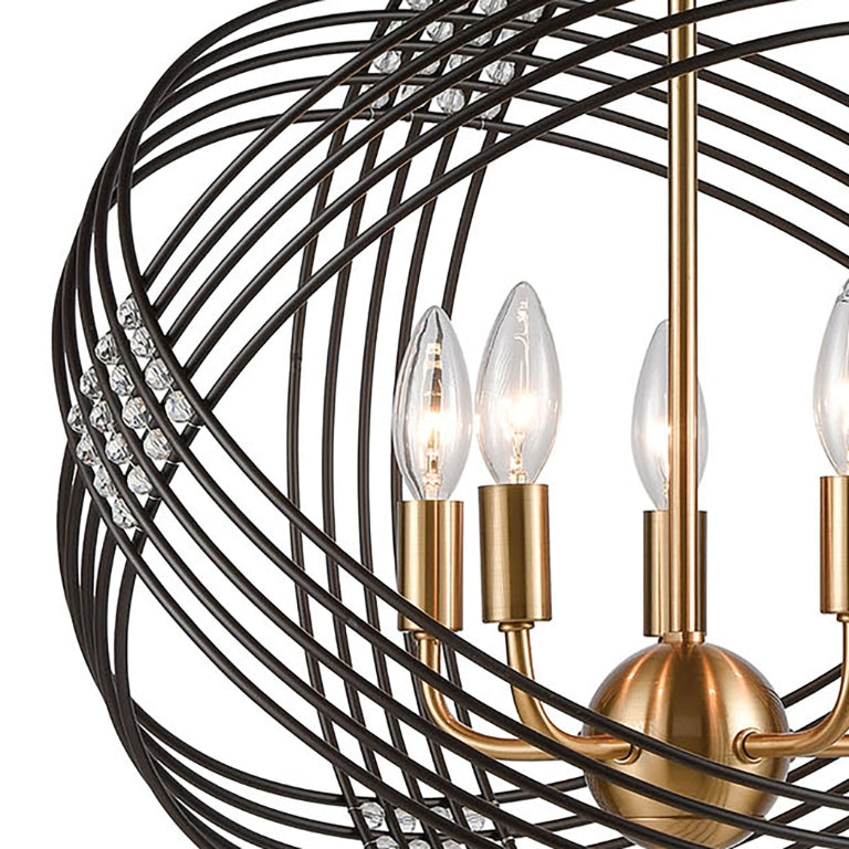 CONCENTRIC 19'' WIDE 5-LIGHT CHANDELIER - FREE SHIPPING !!!