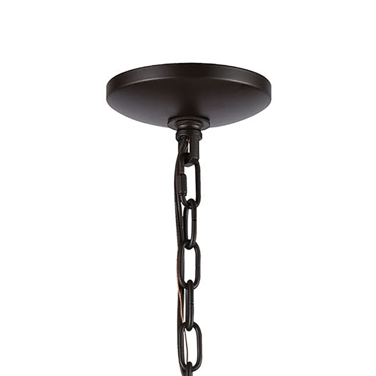 CONCENTRIC 19'' WIDE 5-LIGHT CHANDELIER - FREE SHIPPING !!!