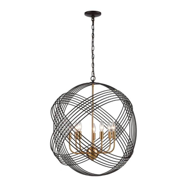 CONCENTRIC 26'' WIDE 7-LIGHT CHANDELIER - FREE SHIPPING !!!