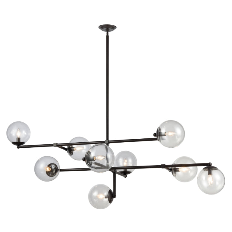 COMMUNIQUE 64'' WIDE 9-LIGHT LINEAR CHANDELIER  - FREE SHIPPING !!!
