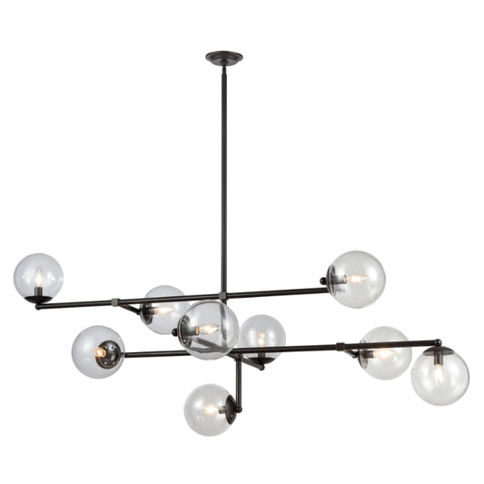 COMMUNIQUE 64'' WIDE 9-LIGHT LINEAR CHANDELIER  - FREE SHIPPING !!!