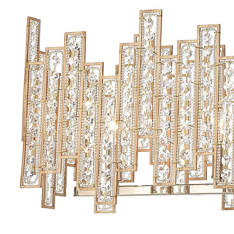 EQUILIBRIUM 34'' WIDE 5-LIGHT LINEAR CHANDELIER - FREE SHIPPING !!!