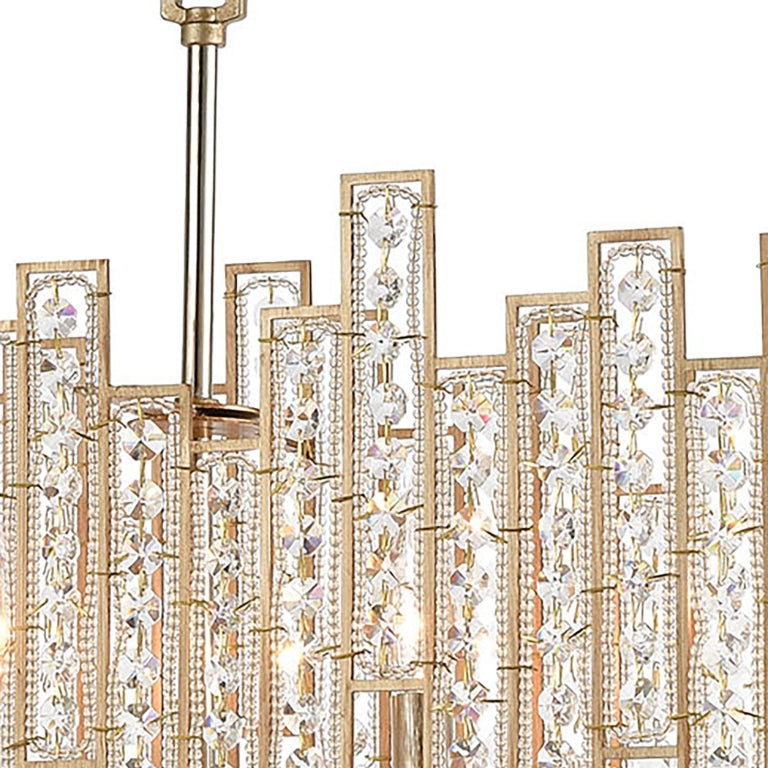 EQUILIBRIUM 34'' WIDE 5-LIGHT LINEAR CHANDELIER - FREE SHIPPING !!!