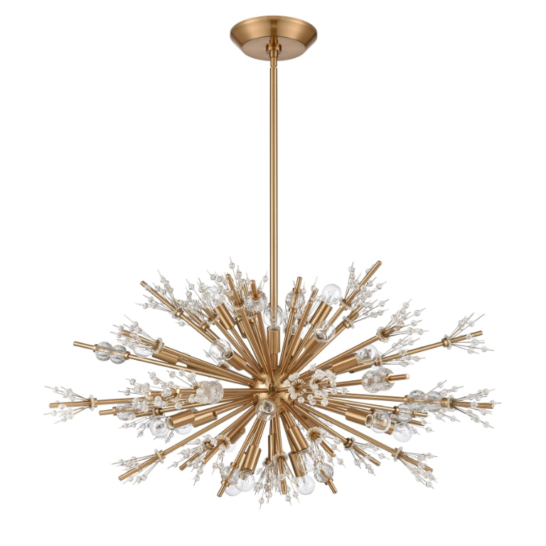 STARBURST 36'' WIDE 24-LIGHT CHANDELIER - FREE SHIPPING !!!