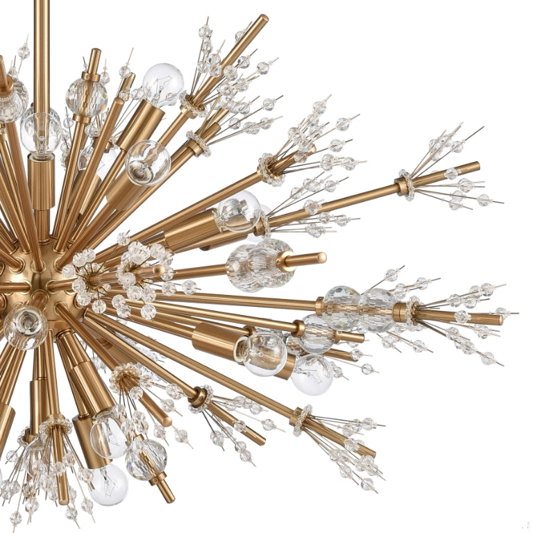 STARBURST 36'' WIDE 24-LIGHT CHANDELIER - FREE SHIPPING !!!