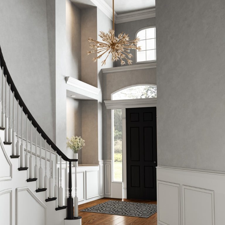 STARBURST 48'' WIDE 29-LIGHT CHANDELIER - FREE SHIPPING !!!