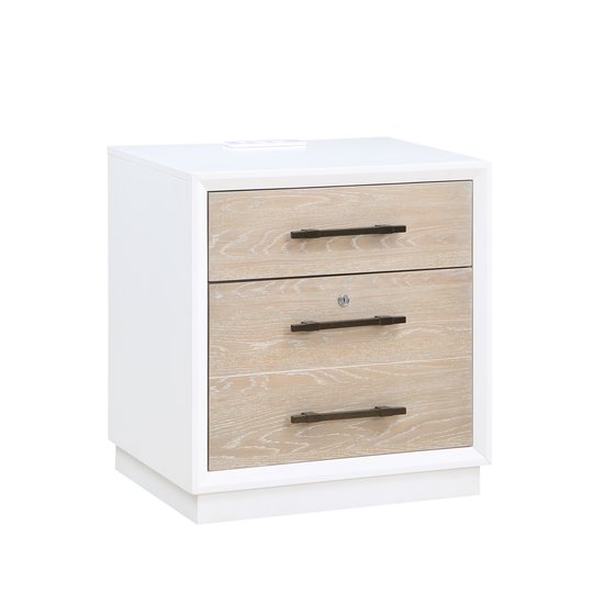 PALMETTO HOME - BOCA GRANDE LATERAL FILE WITH DUAL AC & USB