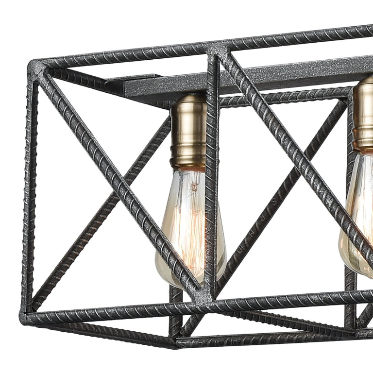 CROSSBAR 42'' WIDE 6-LIGHT LINEAR CHANDELIER - FREE SHIPPING !!!
