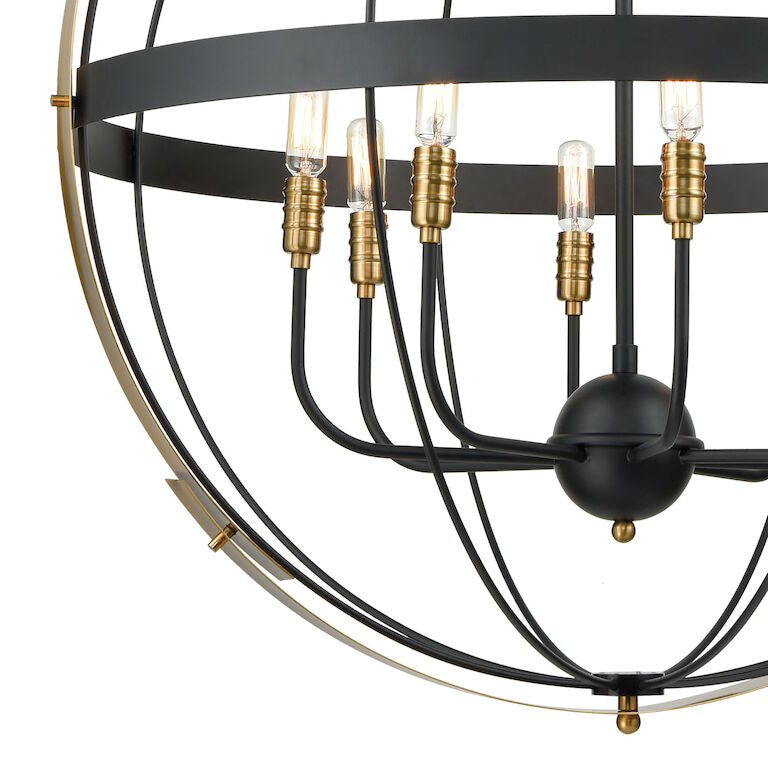 CALDWELL 32'' WIDE 8-LIGHT CHANDELIER - FREE SHIPPING !!!