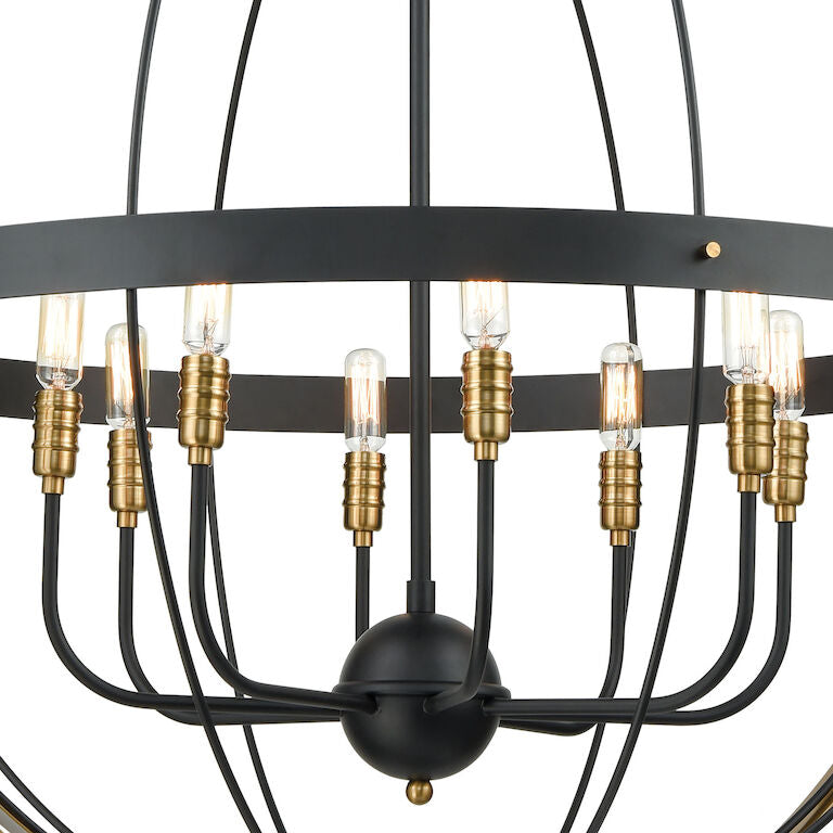 CALDWELL 32'' WIDE 8-LIGHT CHANDELIER - FREE SHIPPING !!!