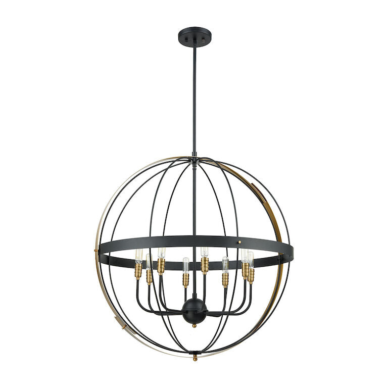 CALDWELL 32'' WIDE 8-LIGHT CHANDELIER - FREE SHIPPING !!!