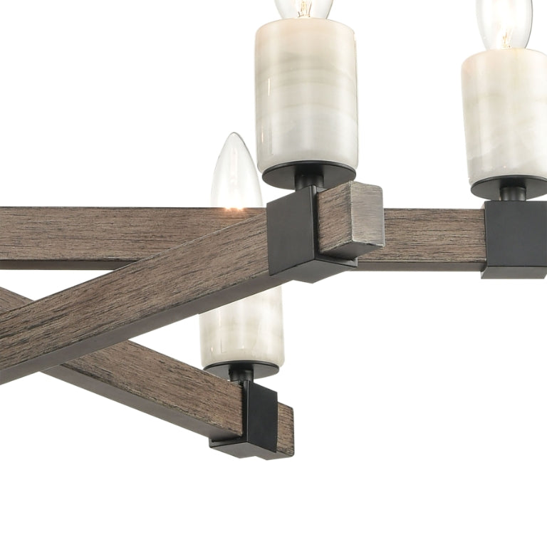 STONE MANOR 27'' WIDE 6-LIGHT CHANDELIER - FREE SHIPPING !!!