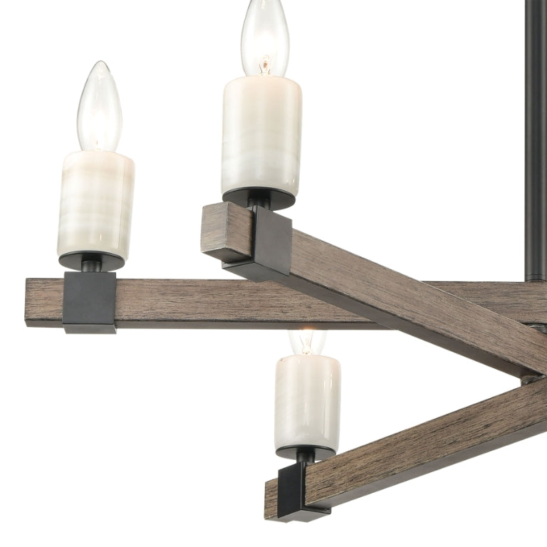 STONE MANOR 27'' WIDE 6-LIGHT CHANDELIER - FREE SHIPPING !!!