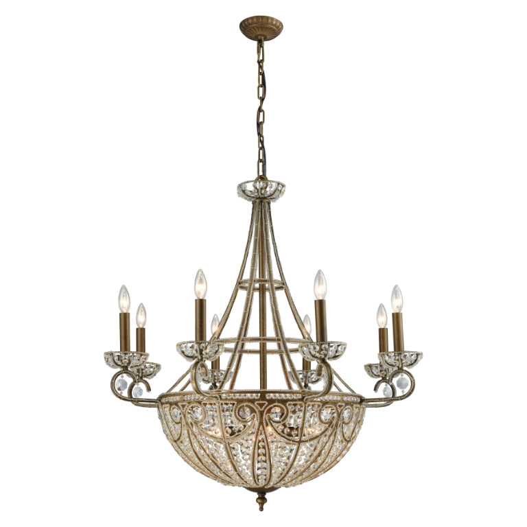 ELIZABETHAN 35'' WIDE 14-LIGHT CHANDELIER  - FREE SHIPPING !!!