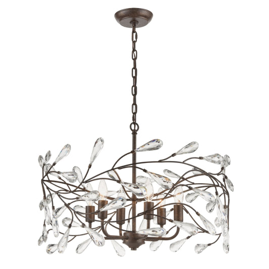 CRISLETT 23'' WIDE 6-LIGHT CHANDELIER  - FREE SHIPPING !!!