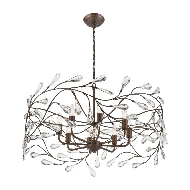 CRISLETT 31'' WIDE 8-LIGHT CHANDELIER - FREE SHIPPING !!!