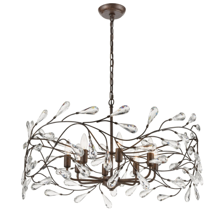 CRISLETT 31'' WIDE 8-LIGHT CHANDELIER - FREE SHIPPING !!!