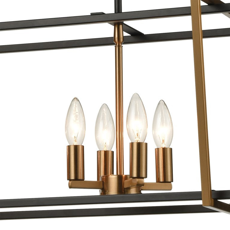 BRIDGETTE 36'' WIDE 8-LIGHT LINEAR CHANDELIER - FREE SHIPPING !!!