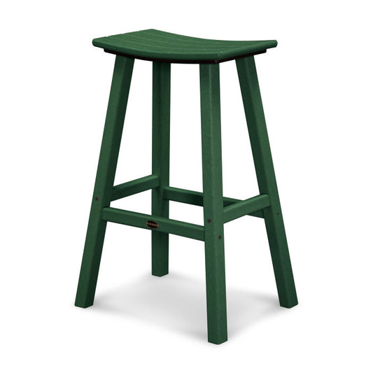POLYWOOD - Bar Stool Traditional 30" Saddle Bar Stool - FREE SHIPPING
