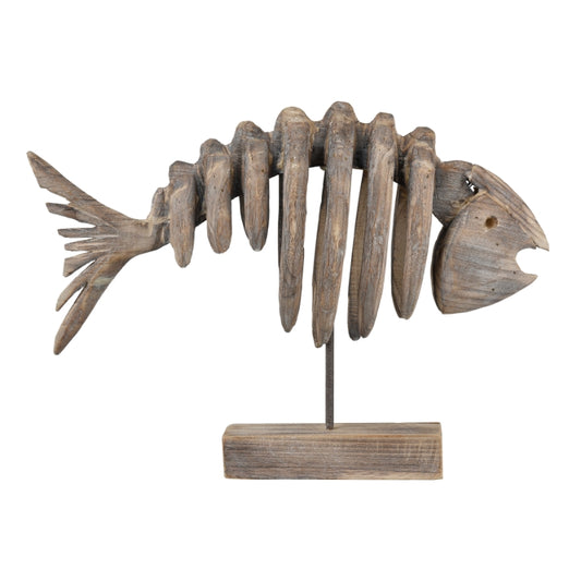 BONE FISH DECORATIVE OBJECT  -  FREE SHIPPING !!!