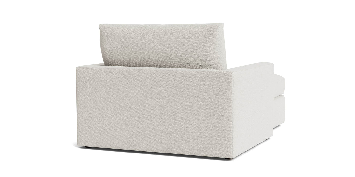 Bassett Allure Track Two Arm Chaise — Bassett manufacturer gallery — Two Arm Chaise image number 3