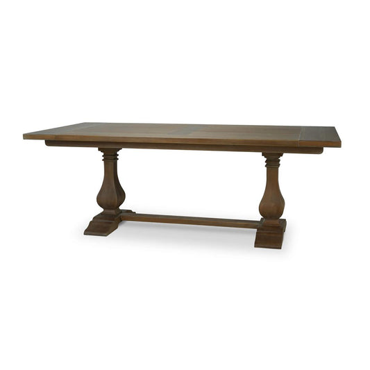 Bramble Trestle Dining Table 84'' in Straw Wash