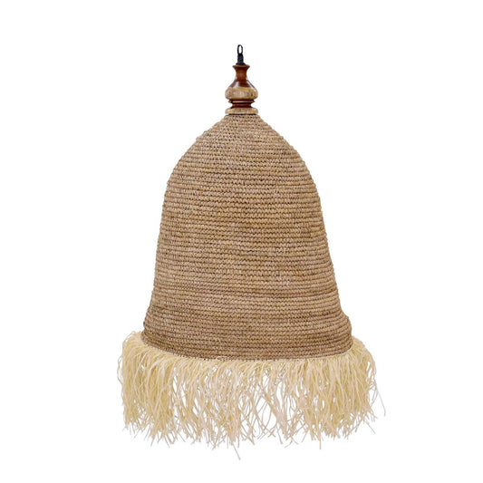 Bramble Verdon Small Knitted Pendant in Natural