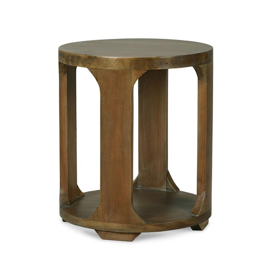Bramble Corte End Table in Straw Wash