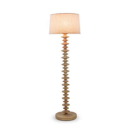 Bramble Milano Floor Lamp in Fruitwood