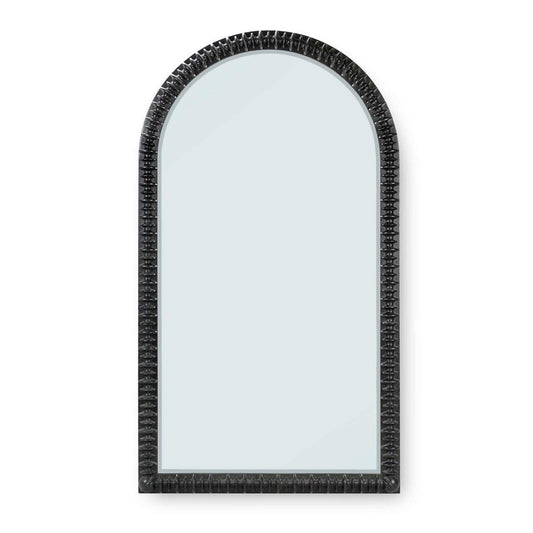 Bramble Milano Arched Floor Mirror in Batavia Black