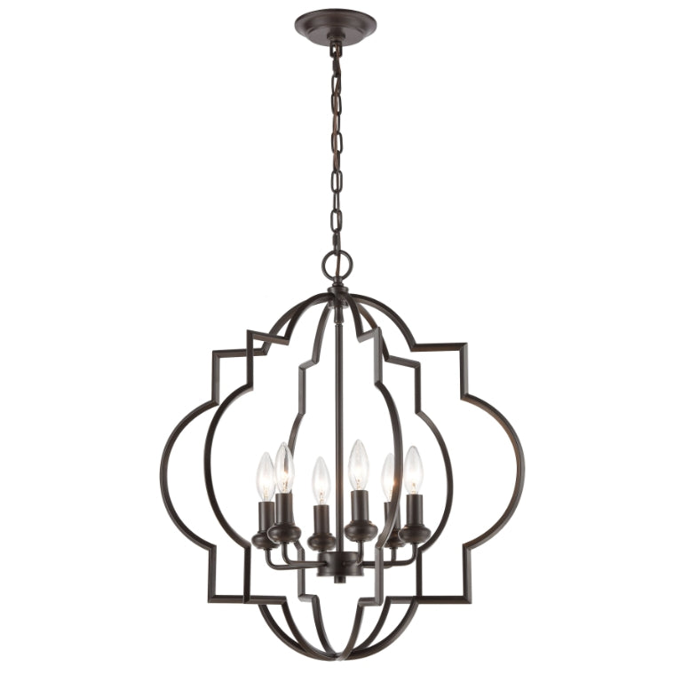 CHANDETTE 22'' WIDE 6-LIGHT CHANDELIER - FREE SHIPPING !!!