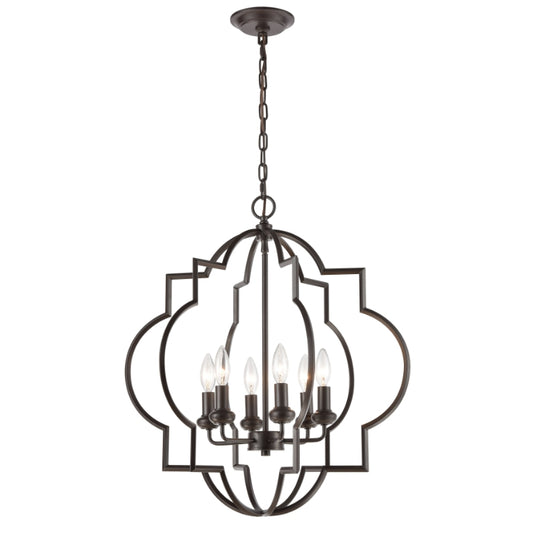 CHANDETTE 22'' WIDE 6-LIGHT CHANDELIER  -  FREE SHIPPING !!!