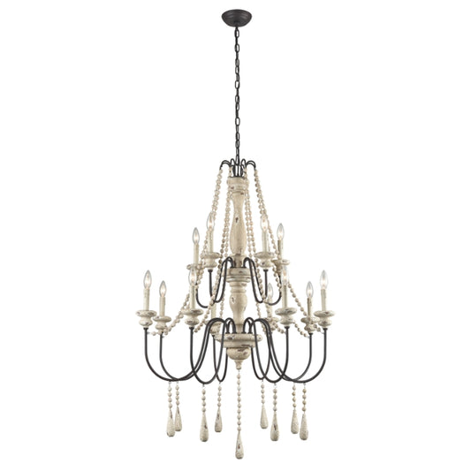 SOMMIERES 33'' WIDE 12-LIGHT CHANDELIER - FREE SHIPPING !!!
