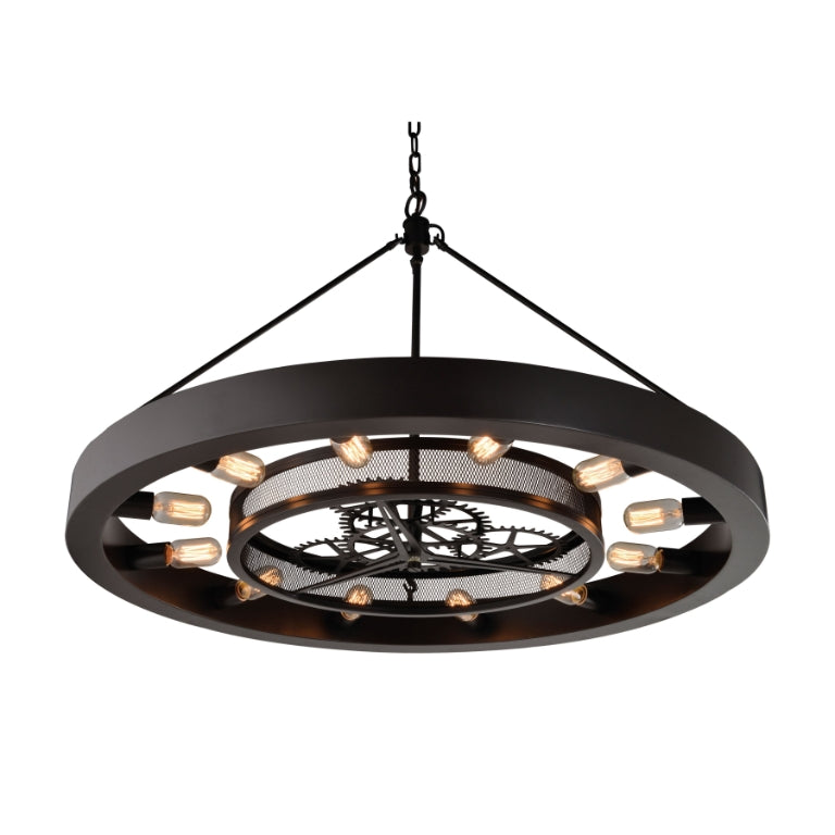 CHRONOLOGY 39'' WIDE 12-LIGHT CHANDELIER - FREE SHIPPING !!!