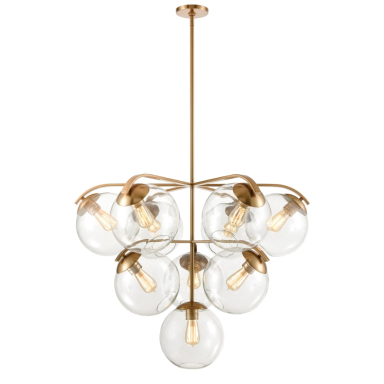 COLLECTIVE 36'' WIDE 10-LIGHT CHANDELIER - FREE SHIPPING !!!