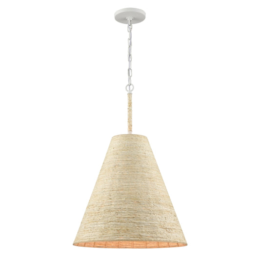ABACA 17'' WIDE 1-LIGHT PENDANT  -  FREE SHIPPING !!!