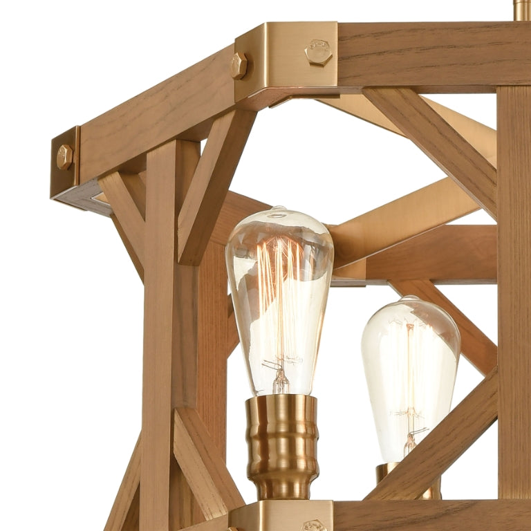 STRUCTURE 23'' WIDE 4-LIGHT CHANDELIER - FREE SHIPPING !!!