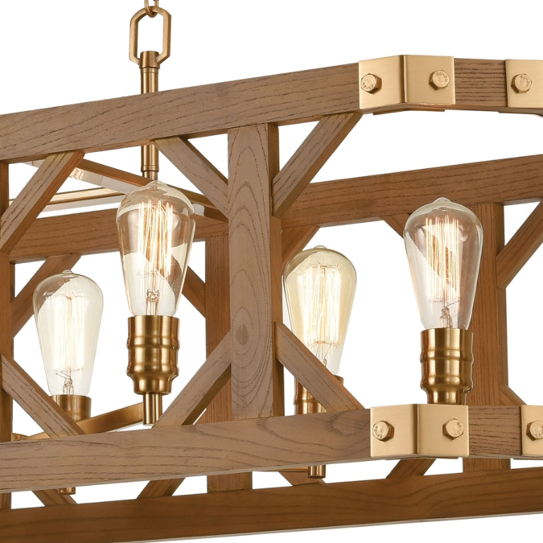 STRUCTURE 48'' WIDE 8-LIGHT LINEAR CHANDELIER - FREE SHIPPING !!!