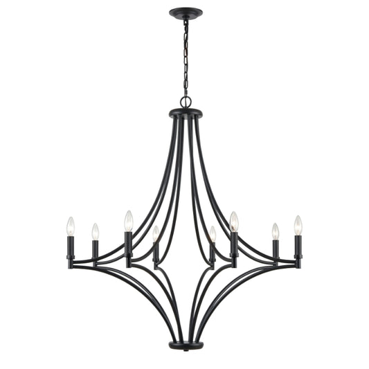 SPANISH VILLA 36'' WIDE 8-LIGHT CHANDELIER - FREE SHIPPING !!!