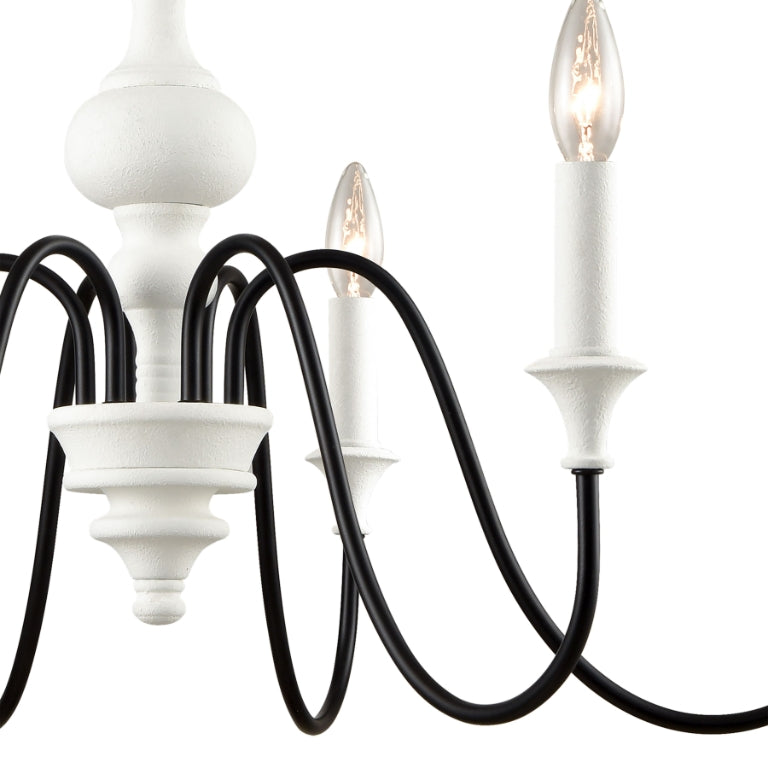 VAL DE LOIRE 28'' WIDE 6-LIGHT CHANDELIER - FREE SHIPPING !!!