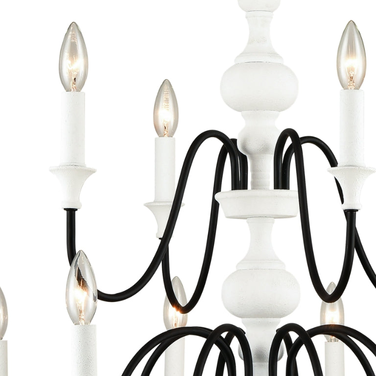 VAL DE LOIRE 36'' WIDE 12-LIGHT CHANDELIER - FREE SHIPPING !!!