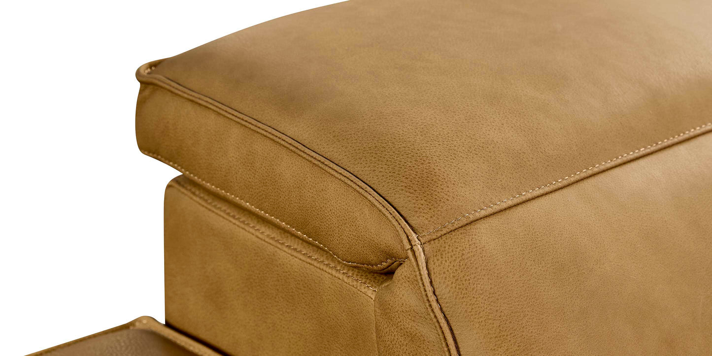 Bassett Club Level Wesley Leather Zero Gravity Power Recliner — Bassett manufacturer gallery — Wesley Twig — Wallsaver Recliner w/ Power