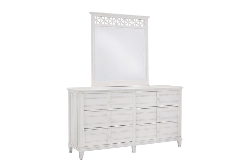 PALMETTO HOME - CANE BAY 6 DRAWER DRESSER