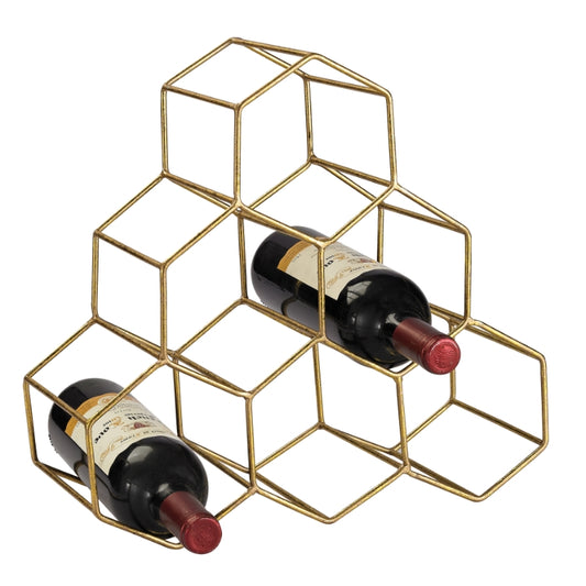 ANGULAR STUDY WINE RACK  -  FREE SHIPPING !!!