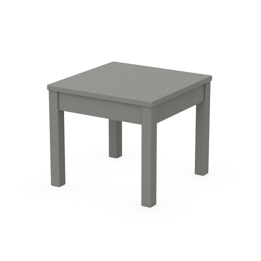 POLYWOOD 22" Square End Table — Slate Grey