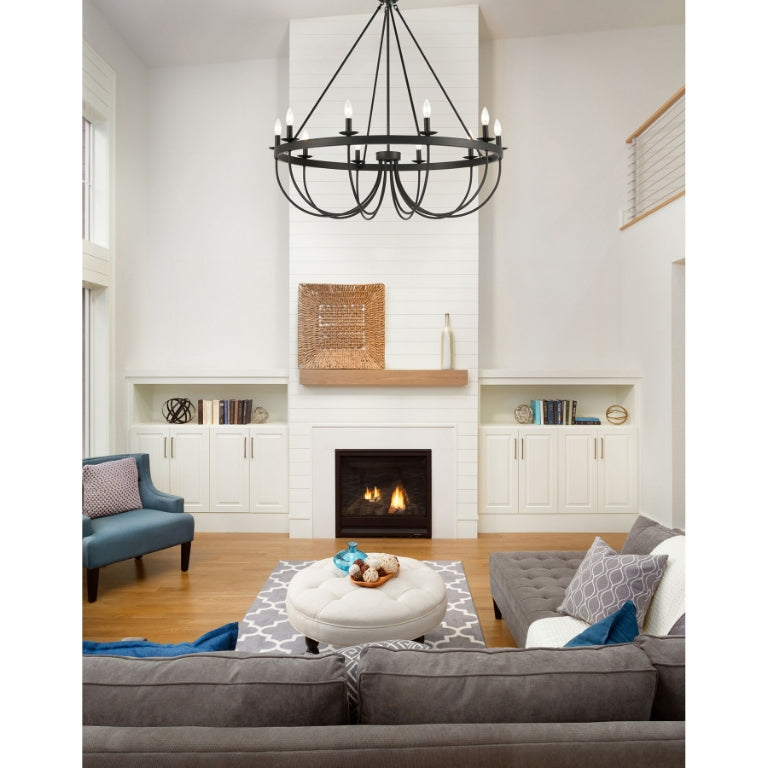 WILLIAMSON 38'' WIDE 10-LIGHT CHANDELIER - FREE SHIPPING !!!