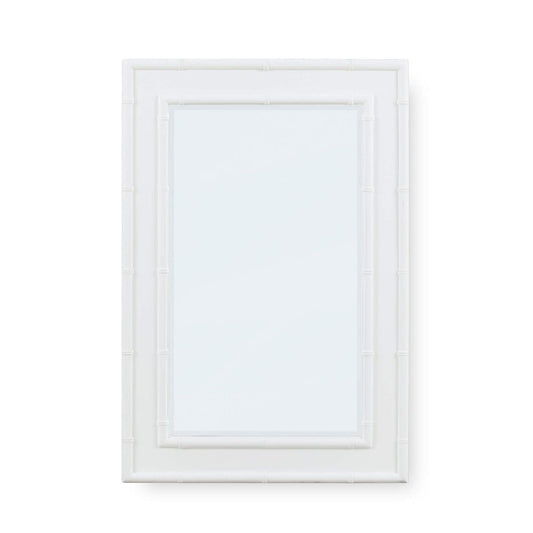 Bramble Chelsea Rectangular Mirror in Architectural White