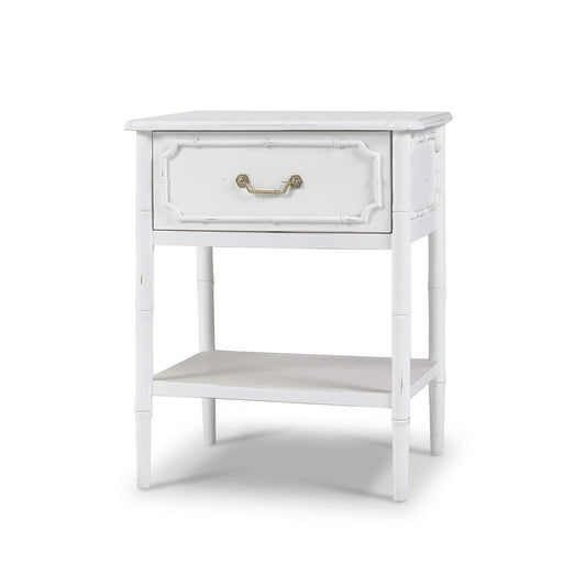 Bramble Chelsea End Table in Architectural White