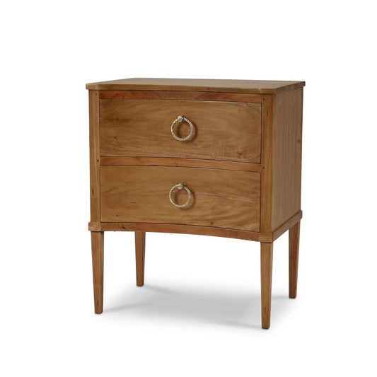Bramble Bow Nightstand in Antique French Oak